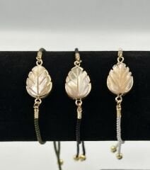 Lunaria – Sedef Yaprak Bileklik