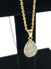 Labradorit Taşlı Kolye(Çelik Zincir)