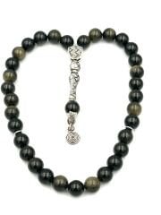 Gold Obsidyen Tespih – Korunma, Netlik ve İçsel Güç Arayanlar İçin