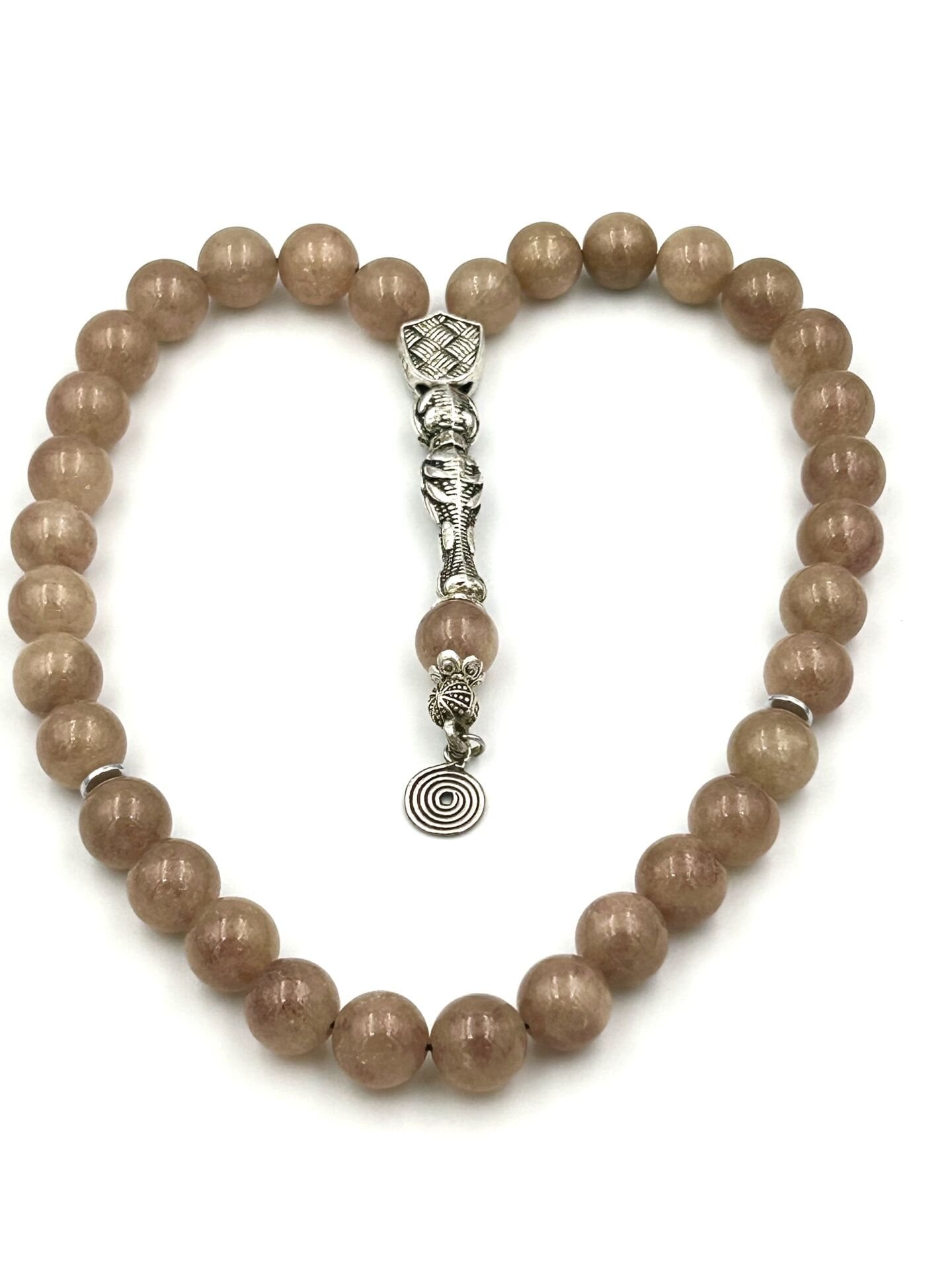 Çilek Kuvars Tespih – Sevgi, Huzur ve Duygusal Denge Taşı