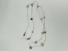 Prehnit Taşlı Gözlük Zinciri