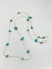 Turkuaz Taşı Gözlük Zinciri
